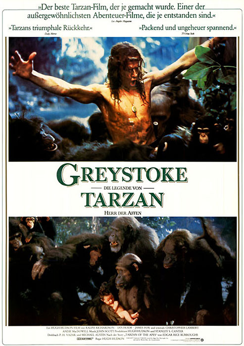 Plakat zum Film: Greystoke - Die Legende von Tarzan, Herr der Affen