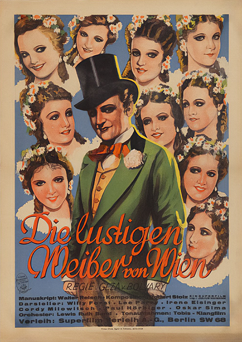 Plakat zum Film: lustigen Weiber von Wien, Die