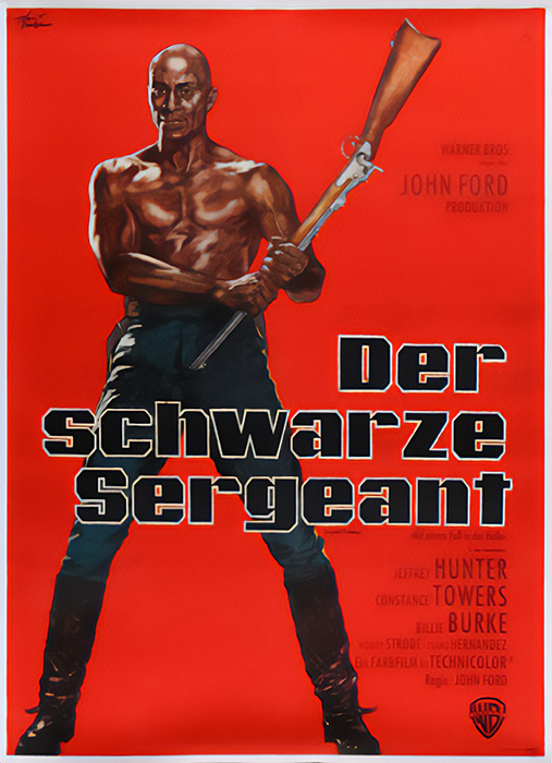 Plakat zum Film: schwarze Sergeant, Der - Mit einem Fuß in der Hölle