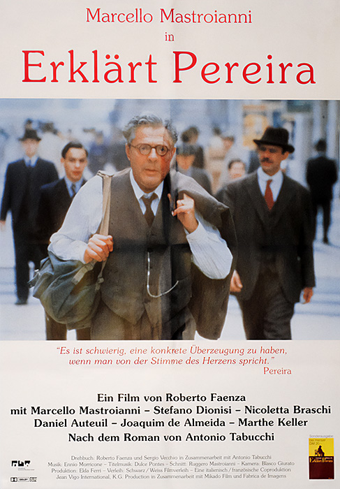 Plakat zum Film: Erklärt Pereira