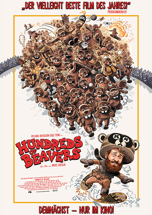 Plakat zum Film: Hundreds of Beavers