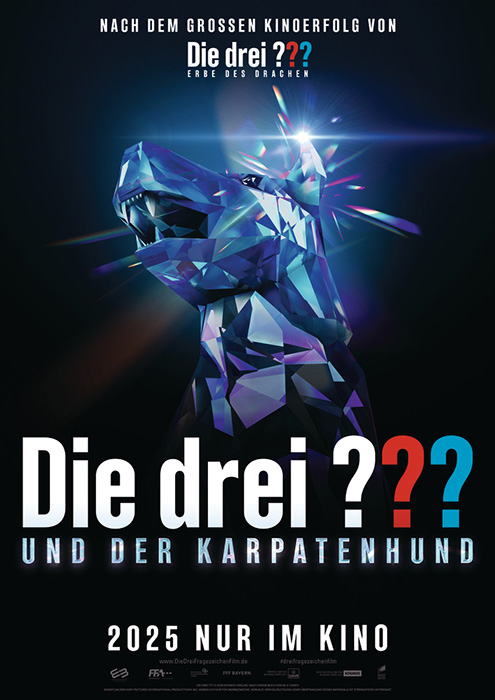 Plakat zum Film: drei ??? und der Karpatenhund, Die