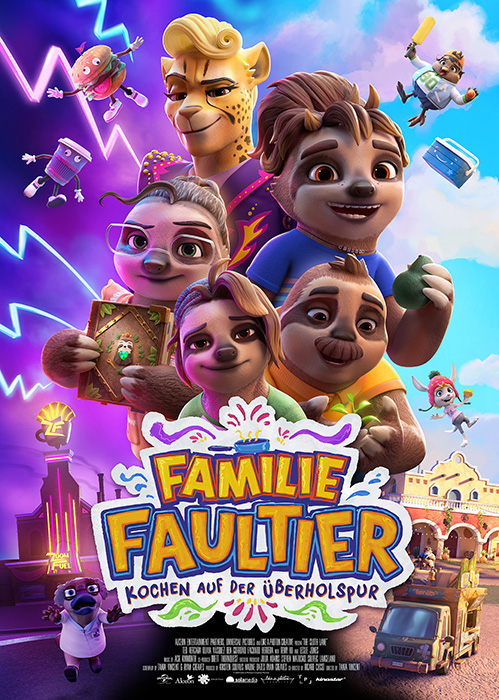 Plakat zum Film: Familie Faultier - Kochen auf der Überholspur