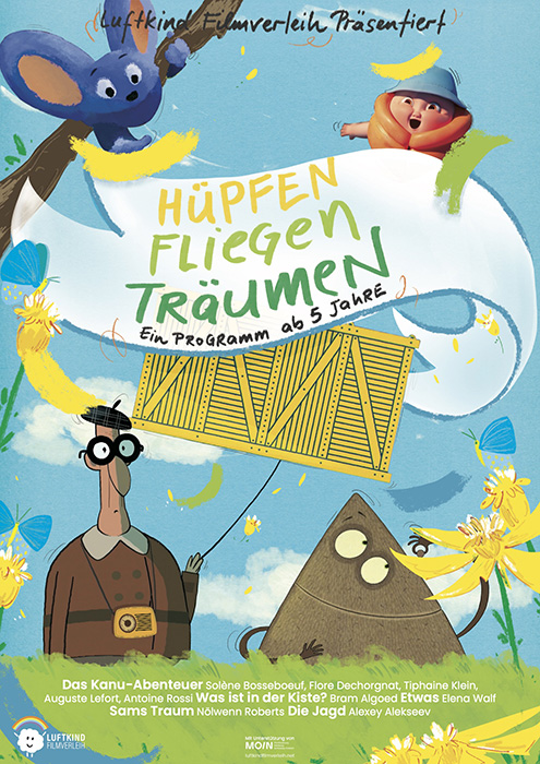 Plakat zum Film: Hüpfen, Fliegen, Träumen