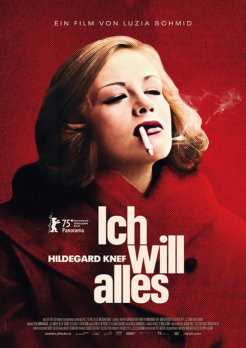 Plakat zum Film: Ich will alles. Hildegard Knef