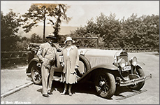 Willy Dietrich mit seiner Ehefrau Alma Dietrich-Klemm (ca. 1929)